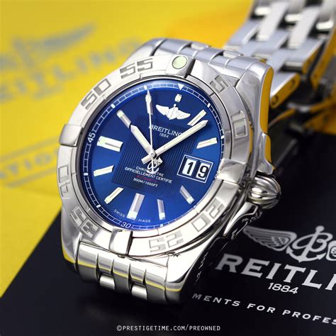 used breitling galactic 41|Buy Used Breitling Galactic A49350L2/C806 .